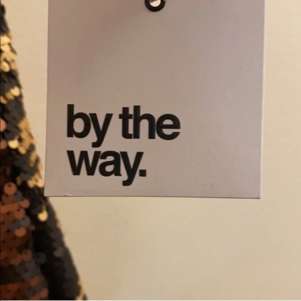 By The Way. Metallic Pink Multi Steena Sequin Cami Mini Dress - Picture 6 of 7